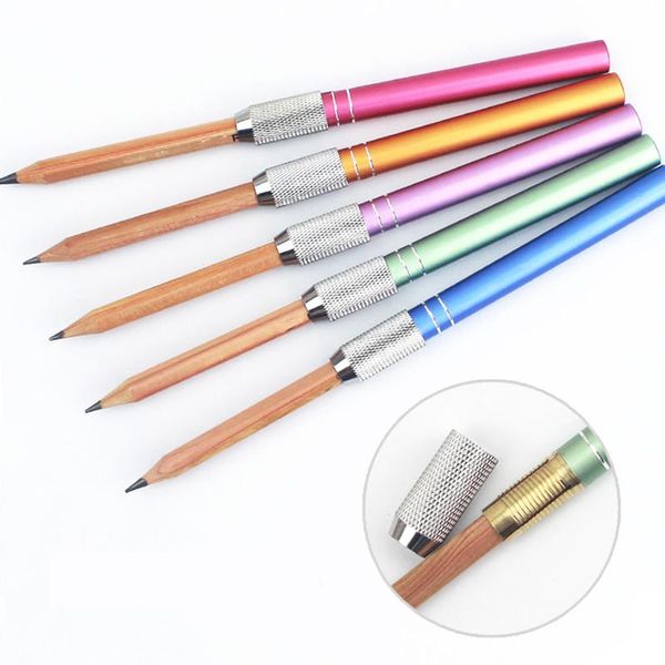 2pcs/set portable metal pencil extenders kawaii stationery colorful multifunction adjustable extender holder pencils
2pcs/set portable metal pencil extenders kawaii stationery colorful multifunction adjustable extender holder pencils