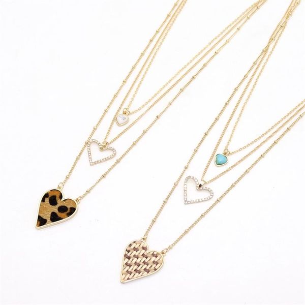 pendant necklaces fashion straw rope braided heart natural stones multilayers chain sweater necklace geometric body jewelry, Silver
pendant necklaces fashion straw rope braided heart natural stones multilayers chain sweater necklace geometric body jewelry, Silver