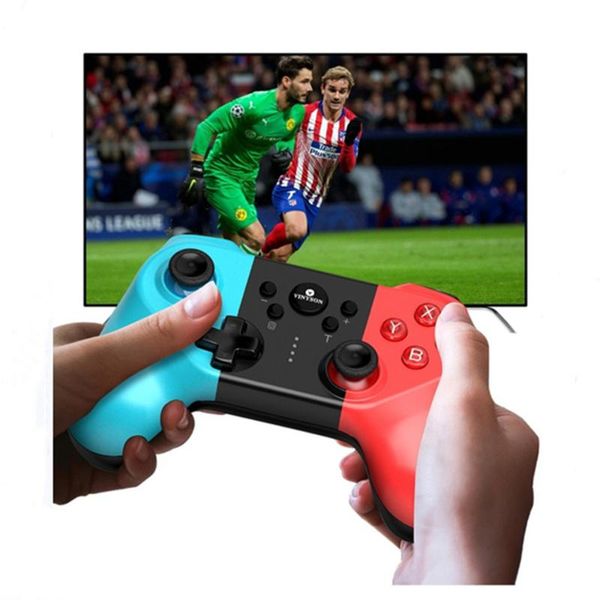 6-axis dual vibration bluetooth wireless gamepad controller for switch /pc/smart tv/tv box/andriod phone/steam/ps3 game controllers & joysti
6-axis dual vibration bluetooth wireless gamepad controller for switch /pc/smart tv/tv box/andriod phone/steam/ps3 game controllers & joysti