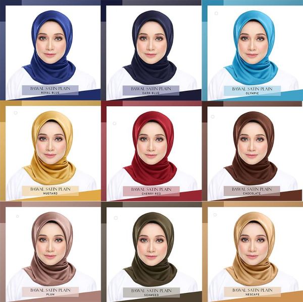 scarves fashion solid colors hijab scarf women silk satin neckerchief headband hair foulard soie 90cm square head scarfs, Blue;gray
scarves fashion solid colors hijab scarf women silk satin neckerchief headband hair foulard soie 90cm square head scarfs, Blue;gray