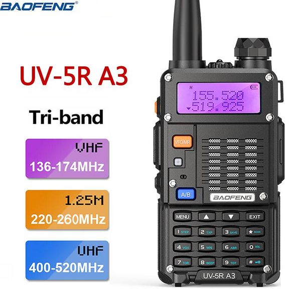 baofeng tri-band radio uv-5r a3 220-260mhz 5watts two way amateur handheld transceiver iii bf-f8hp walkie talkie
baofeng tri-band radio uv-5r a3 220-260mhz 5watts two way amateur handheld transceiver iii bf-f8hp walkie talkie