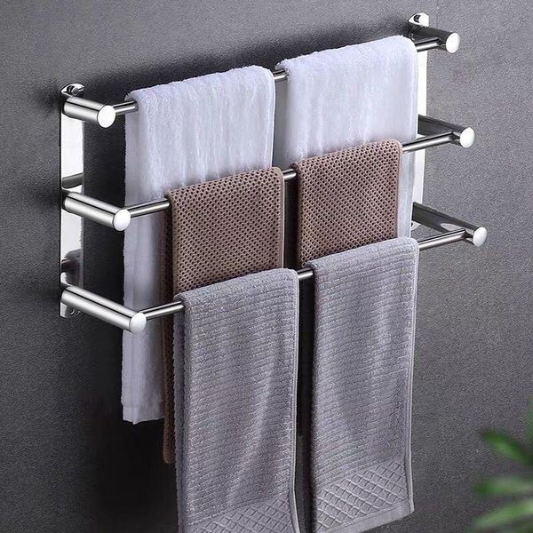 towel racks rack toilet bathroom stainless steel hanging rod perforation-seamless shelf
towel racks rack toilet bathroom stainless steel hanging rod perforation-seamless shelf