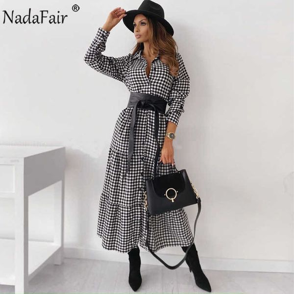 nadafair vintage plaid maxi dress women long sleeve casual high waist button up shirt dress elegant a-line tunic party dress y1006, Black;gray
nadafair vintage plaid maxi dress women long sleeve casual high waist button up shirt dress elegant a-line tunic party dress y1006, Black;gray