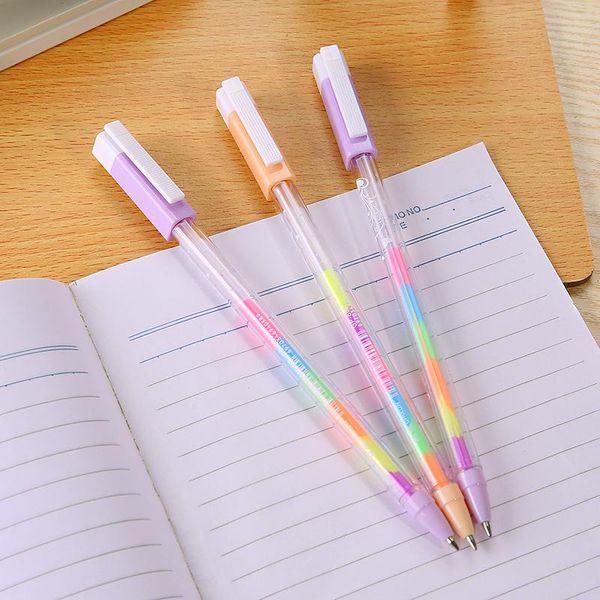 gel pens 1pc rainbow large-capacity water chalk water-based pen highlighter gradient school office supplie student gift
gel pens 1pc rainbow large-capacity water chalk water-based pen highlighter gradient school office supplie student gift