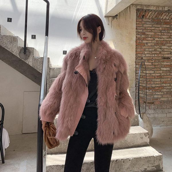 women's fur & faux 2021 korean designer real coat women fashion street winter warm thick overcoat ladies furry outwear fema, Black
women's fur & faux 2021 korean designer real coat women fashion street winter warm thick overcoat ladies furry outwear fema, Black