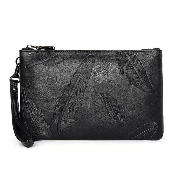 wallets men classic wallet long clutch feather handy bag male business leather purse large capacity men's, Red;black
wallets men classic wallet long clutch feather handy bag male business leather purse large capacity men's, Red;black