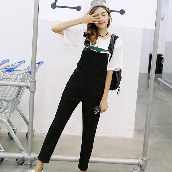 women's jumpsuits & rompers womens denim jumpsuit fashion women jean overalls korean style loose suspender pants casual macacao feminin, Black;white
women's jumpsuits & rompers womens denim jumpsuit fashion women jean overalls korean style loose suspender pants casual macacao feminin, Black;white