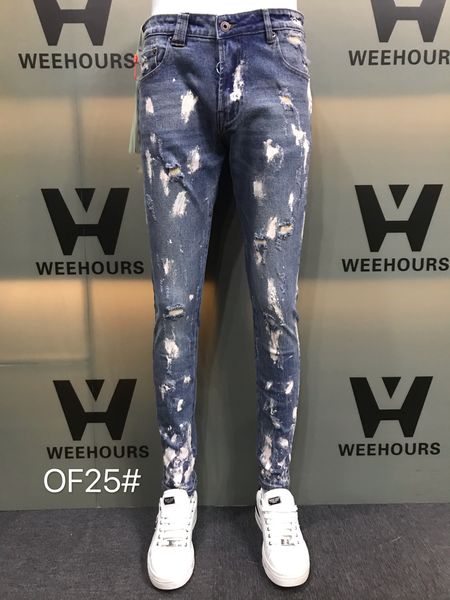 men's and women's casual hip-hop jeans currently designer luxury pants of25-26, Blue
men's and women's casual hip-hop jeans currently designer luxury pants of25-26, Blue