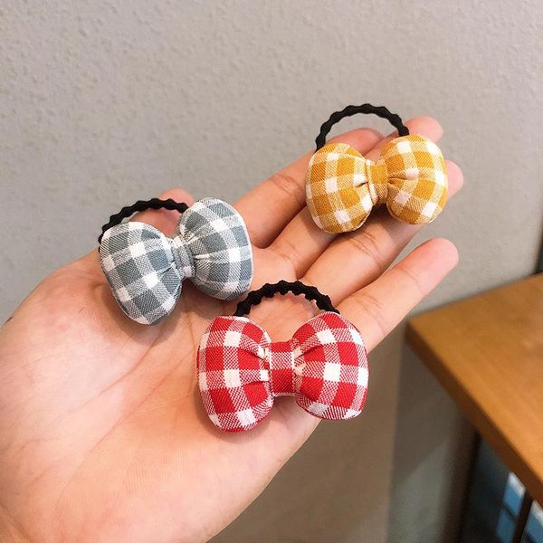 hair accessories children's plaid cotton bow tie girls high elastic rubber band cute rope kids headwear, Slivery;white
hair accessories children's plaid cotton bow tie girls high elastic rubber band cute rope kids headwear, Slivery;white