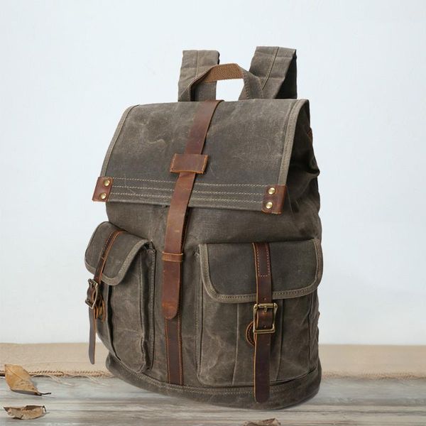 backpack 2021 arrival men waterproof wax vintage teenager school bookbag retro leisure
backpack 2021 arrival men waterproof wax vintage teenager school bookbag retro leisure
