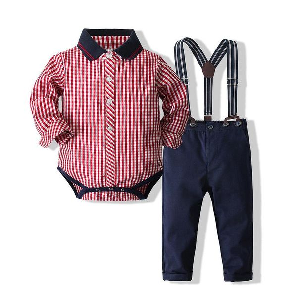 clothing sets baby boy gentleman suit toddler long sleeve bow romper +suspender pants kids infant cotton formal casual clothes, White
clothing sets baby boy gentleman suit toddler long sleeve bow romper +suspender pants kids infant cotton formal casual clothes, White