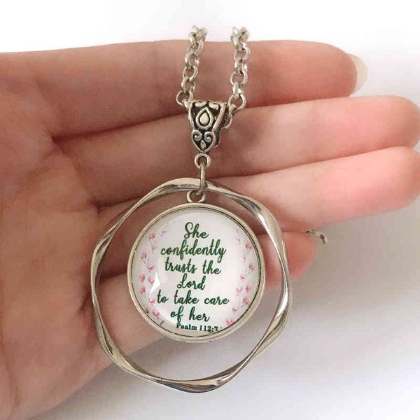 necklaces pendants arrival inspiration scripture jewelry cabochon quotes verse psalm 112:7 bible pendant women girls gifts, Silver
necklaces pendants arrival inspiration scripture jewelry cabochon quotes verse psalm 112:7 bible pendant women girls gifts, Silver