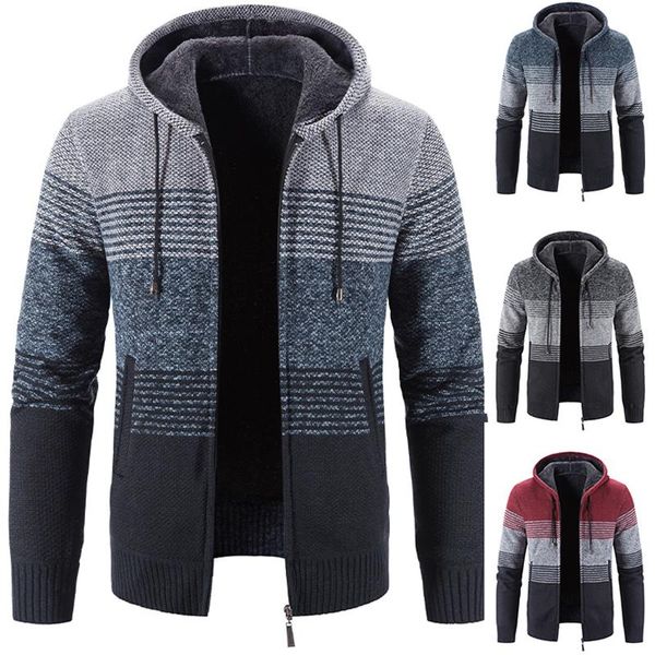 men's sweaters striped sweater men autumn winter coat korean trend knitted cardigan thick warm cashmere hooded jacket -4xl, White;black
men's sweaters striped sweater men autumn winter coat korean trend knitted cardigan thick warm cashmere hooded jacket -4xl, White;black