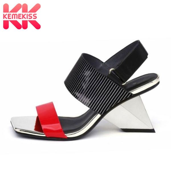 women sandals genuine leather slippers fashion high heel summer shoes buckle party lady footwear size 34-39, Black
women sandals genuine leather slippers fashion high heel summer shoes buckle party lady footwear size 34-39, Black