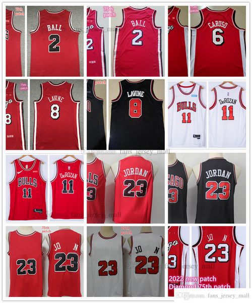 new 75th city basketball zach 8 lavine lonzo 2 ball 11 demar 6 alex derozan caruso red black white jersey for man, Black;red
new 75th city basketball zach 8 lavine lonzo 2 ball 11 demar 6 alex derozan caruso red black white jersey for man, Black;red