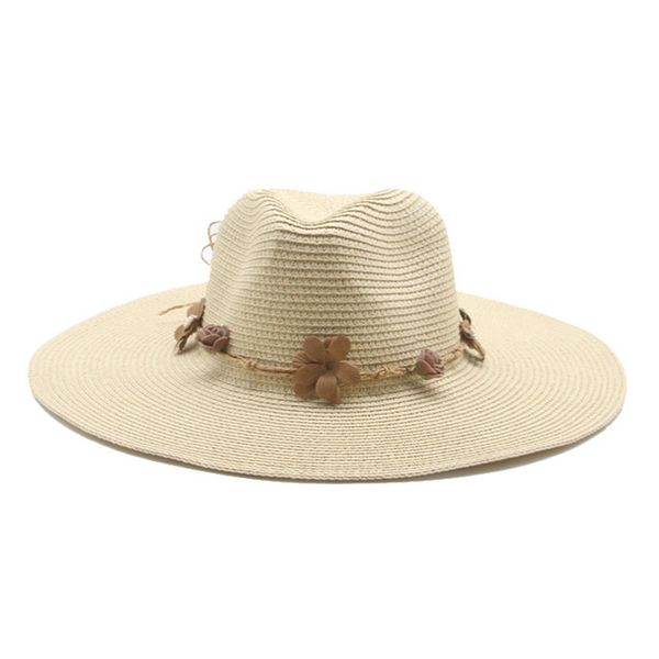 women hats summer straw paper big brim 11cm flower elegant sun hats sun protection belt khaki black white outdoor beach sun hats, Blue;gray
women hats summer straw paper big brim 11cm flower elegant sun hats sun protection belt khaki black white outdoor beach sun hats, Blue;gray
