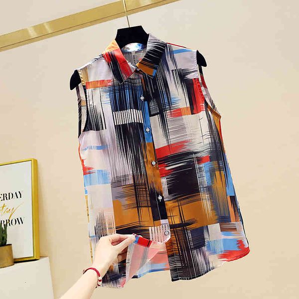 suits sleeveless chiffon thin summer turn-down collar geometric shirt blouse vintage blusas top, White;black
suits sleeveless chiffon thin summer turn-down collar geometric shirt blouse vintage blusas top, White;black