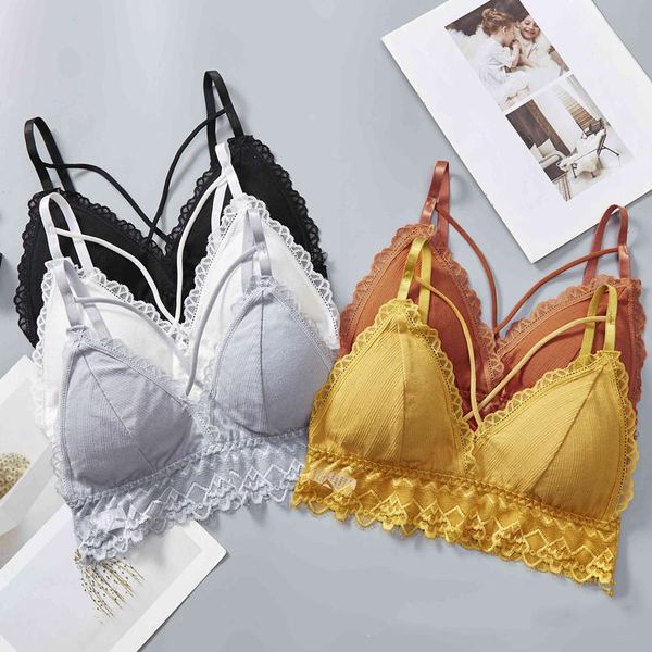 yoga outfit lace cotton underwear women seamless brelette wireless push up tube summer crop backless bra soft brassiere
yoga outfit lace cotton underwear women seamless brelette wireless push up tube summer crop backless bra soft brassiere