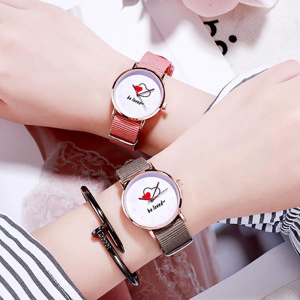 wristwatches be loved watch women fashion casual minimalist nylon strap quartz students girls gifts small, Slivery;brown
wristwatches be loved watch women fashion casual minimalist nylon strap quartz students girls gifts small, Slivery;brown