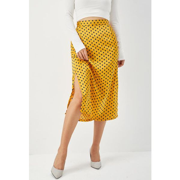 skirts evessi chic high waist midi skirt satin dots print a line split women zipper long elegant 5 colors 2021, Black
skirts evessi chic high waist midi skirt satin dots print a line split women zipper long elegant 5 colors 2021, Black