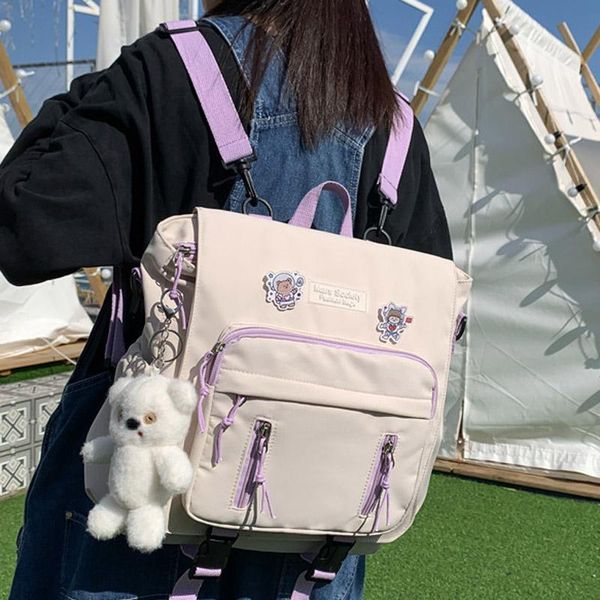 backpack waterproof nylon multi-function portable travel bag buckle japanese backpacks schoolbag for teenage girls boys
backpack waterproof nylon multi-function portable travel bag buckle japanese backpacks schoolbag for teenage girls boys