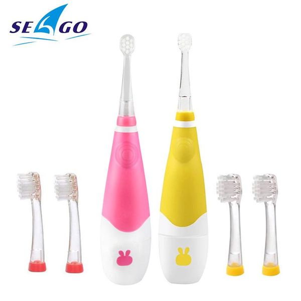 smart electric toothbrush seago kid's sonic battery powered 16000 strokes/min led light 2 mins timer soft bristle for 0 to 4 age baby
smart electric toothbrush seago kid's sonic battery powered 16000 strokes/min led light 2 mins timer soft bristle for 0 to 4 age baby