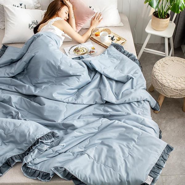 comforters & sets elegant lace edge design women men cover quilt lightweight washable skin-friendly bed blanket travel breathable
comforters & sets elegant lace edge design women men cover quilt lightweight washable skin-friendly bed blanket travel breathable