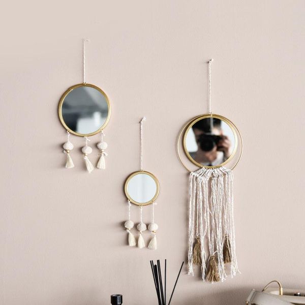 mirrors nordic golden wind chimes tassel decorative makeup mirror bathroom wall hanging dressing small home decorations
mirrors nordic golden wind chimes tassel decorative makeup mirror bathroom wall hanging dressing small home decorations
