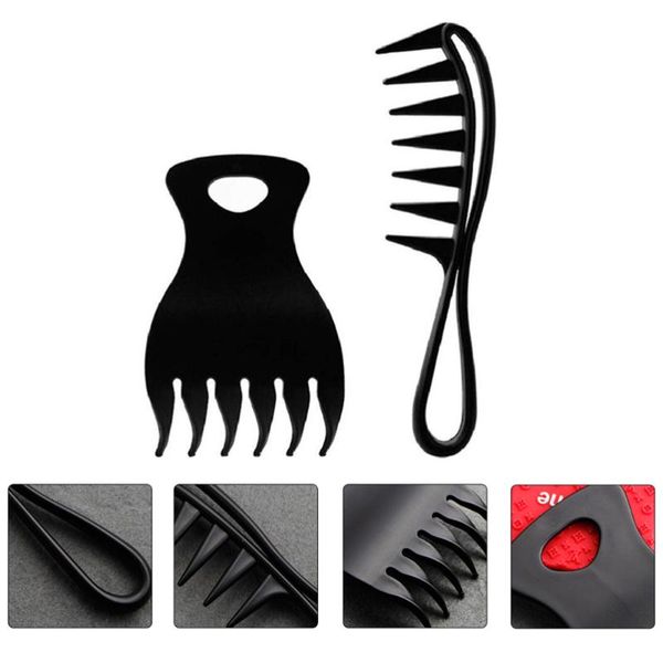 hair brushes 2pcs haircut salon hairdressing comb styling men oil slick combs, Silver
hair brushes 2pcs haircut salon hairdressing comb styling men oil slick combs, Silver