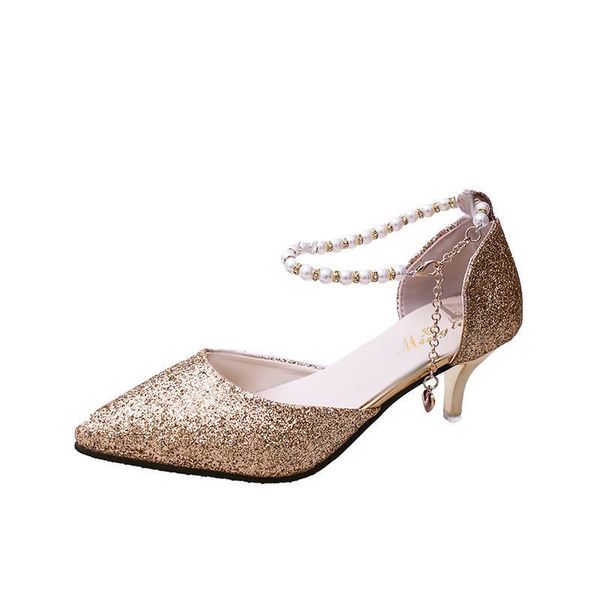 dress shoes high heels woman gold silver wedding bride shinny string bead chain women sandals ladies 2021, Black
dress shoes high heels woman gold silver wedding bride shinny string bead chain women sandals ladies 2021, Black