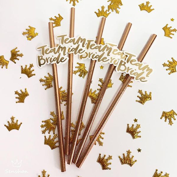disposable dinnerware 10pcs bride to be rose gold straw team wedding drinking hen party decorat
disposable dinnerware 10pcs bride to be rose gold straw team wedding drinking hen party decorat