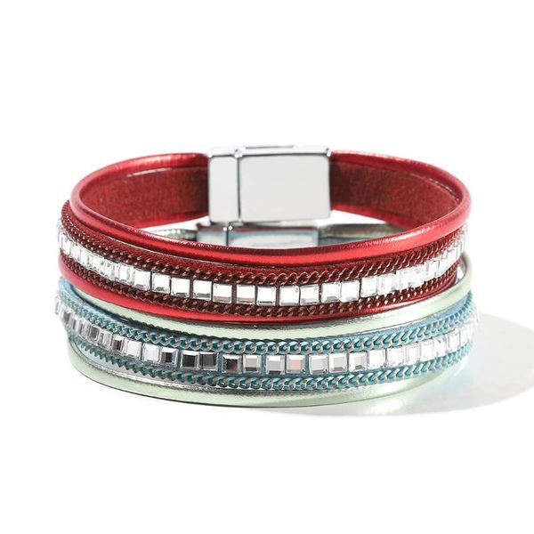 tennis wybu four styles womens boho wrap leather multilayer wide bling bracelets hand jewelry for women teen girl boy, Golden;silver
tennis wybu four styles womens boho wrap leather multilayer wide bling bracelets hand jewelry for women teen girl boy, Golden;silver