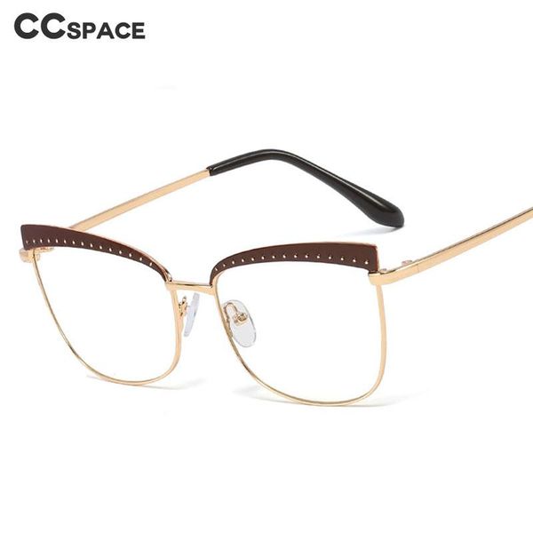 fashion sunglasses frames 48070 cat eye rivet retro glasses men women trending styles ccspace brand designer optical computer, Black
fashion sunglasses frames 48070 cat eye rivet retro glasses men women trending styles ccspace brand designer optical computer, Black