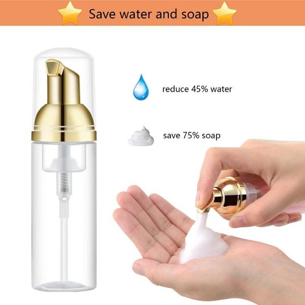 storage bottles & jars 12pcs 1.7oz foam bottle with gold pump 50ml empty mini travel size foaming dispensers for soap,shampoo
storage bottles & jars 12pcs 1.7oz foam bottle with gold pump 50ml empty mini travel size foaming dispensers for soap,shampoo