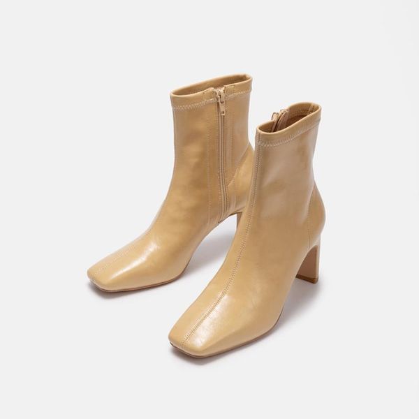 boots 2021 autumn ankle for women elegant high heels short boot square toe genuine leather modern botas shoes woman pumps, Black
boots 2021 autumn ankle for women elegant high heels short boot square toe genuine leather modern botas shoes woman pumps, Black
