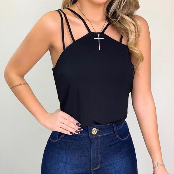 halter tank women summer 2021 camis backless camisole fashion casual female sleeveless cropped vest lady women's tanks &, White
halter tank women summer 2021 camis backless camisole fashion casual female sleeveless cropped vest lady women's tanks &, White