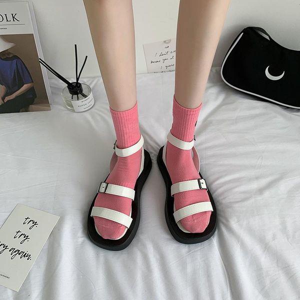 sandals women shoes 2021 summer non slip buckle cool casual flats beach all-match fashion comfortable female sandal, Black
sandals women shoes 2021 summer non slip buckle cool casual flats beach all-match fashion comfortable female sandal, Black