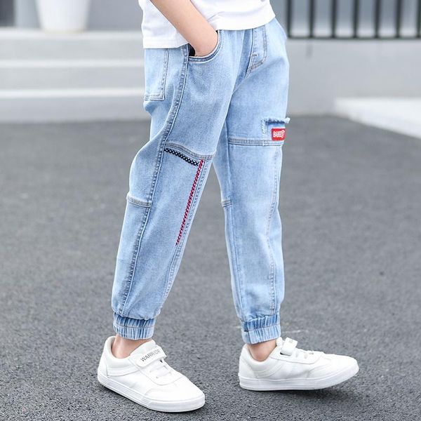 jeans kids boys summer fashion embroidery trousers children patchwork denim long pants teen boy for casual trouser 6-14yrs, Blue
jeans kids boys summer fashion embroidery trousers children patchwork denim long pants teen boy for casual trouser 6-14yrs, Blue