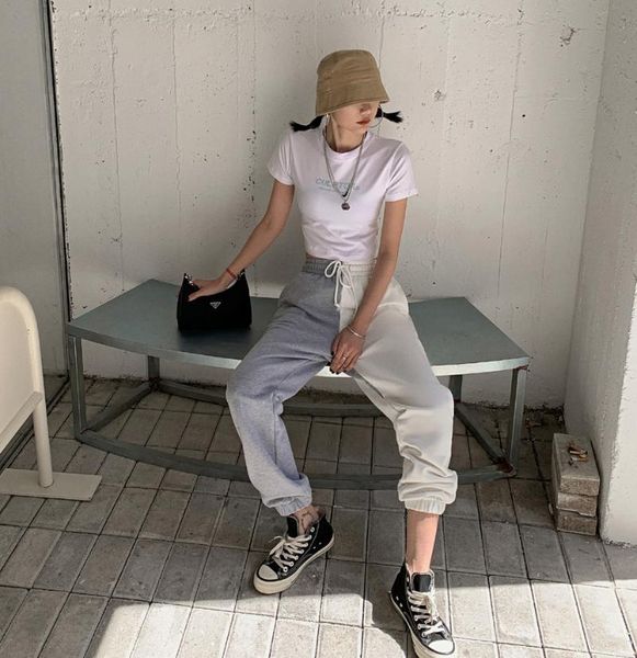women's pants & capris loose high waisted punk 2021 clothing harem jogging trousers hip hop sweatpants women bc470, Black;white
women's pants & capris loose high waisted punk 2021 clothing harem jogging trousers hip hop sweatpants women bc470, Black;white