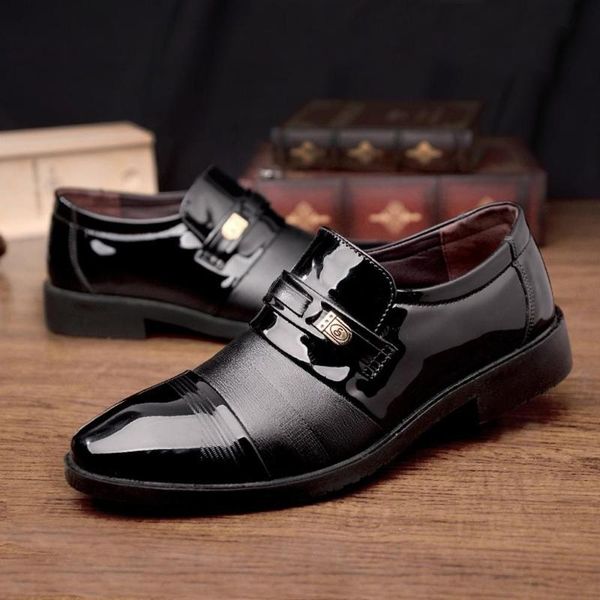 dress shoes men leather oxford pu men's business flat breathable banquet wedding chaussure homme, Black
dress shoes men leather oxford pu men's business flat breathable banquet wedding chaussure homme, Black