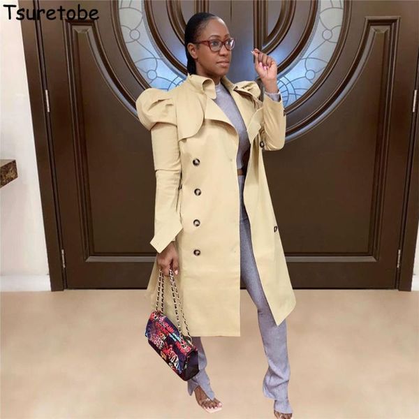 tsuretobe elegant trench coat for women 2021 long with belt winter fashion double-breasted windbreaker femme casual outwear women's coa, Tan;black
tsuretobe elegant trench coat for women 2021 long with belt winter fashion double-breasted windbreaker femme casual outwear women's coa, Tan;black
