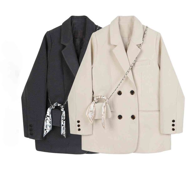 women's suits & blazers korean coats for women cotton warm double breasted blazer overcoat female wool blends office lady jackets qhfb, White;black
women's suits & blazers korean coats for women cotton warm double breasted blazer overcoat female wool blends office lady jackets qhfb, White;black