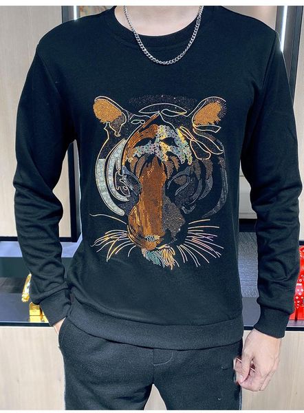 men's hoodies & sweatshirts sa09204 fashion 2021 runway luxury european design party style clothing, Black
men's hoodies & sweatshirts sa09204 fashion 2021 runway luxury european design party style clothing, Black
