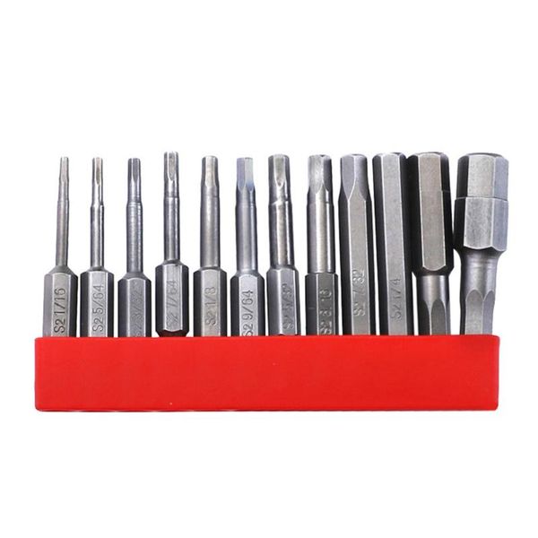 12pcs magnetic hexagon screwdriver drill bit set s2 steel 1/4 inch hex shank electric driver security holder hand tools
12pcs magnetic hexagon screwdriver drill bit set s2 steel 1/4 inch hex shank electric driver security holder hand tools