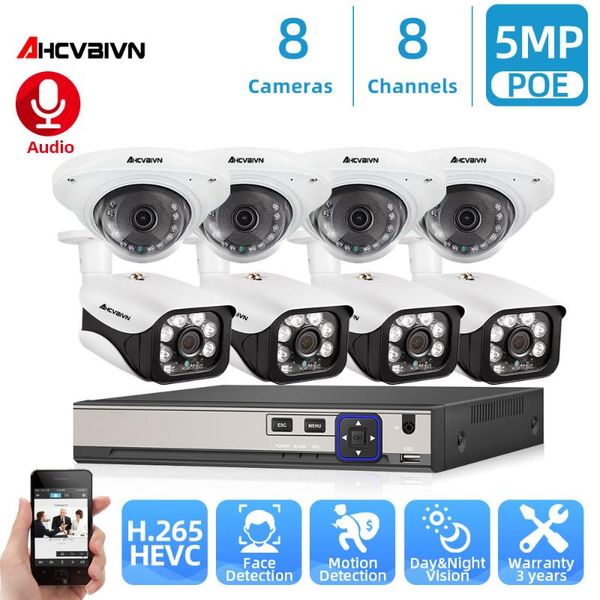 face detection h.265+ 8ch 5mp poe nvr kit audio cctv system metal ip camera p2p indoor outdoor video surveillance set wireless kits
face detection h.265+ 8ch 5mp poe nvr kit audio cctv system metal ip camera p2p indoor outdoor video surveillance set wireless kits