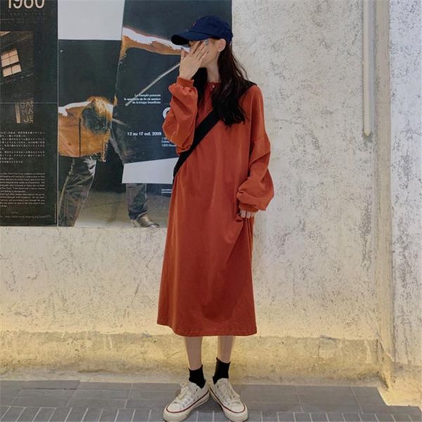 casual dresses women autumn loose dress harajuku o-neck mid-calf button print 2021 fashion long sleeve letter lantern, Black;gray
casual dresses women autumn loose dress harajuku o-neck mid-calf button print 2021 fashion long sleeve letter lantern, Black;gray