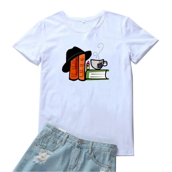 women's t-shirt reading and tasting tea are more suitable women tee short sleeve camiseta mujer aesthetic graphic t shirt harajuku clot, White
women's t-shirt reading and tasting tea are more suitable women tee short sleeve camiseta mujer aesthetic graphic t shirt harajuku clot, White