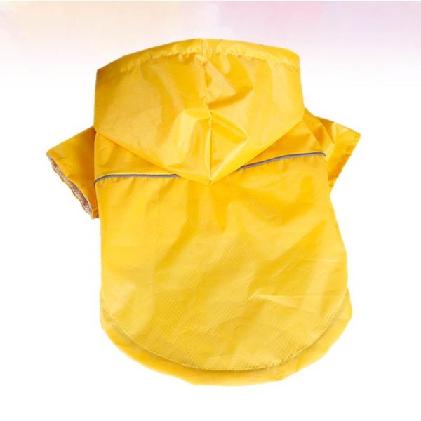 practical dog rain coat pet rainwear puppy waterproof clothes creative (yellow, size) apparel
practical dog rain coat pet rainwear puppy waterproof clothes creative (yellow, size) apparel