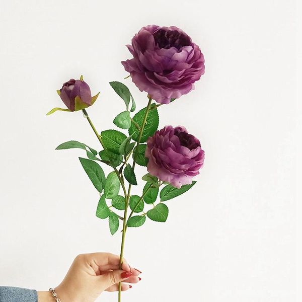 decorative flowers & wreaths 3 heads artificial peony bouquet silk bridal fall vivid fake rose for wedding home party decor
decorative flowers & wreaths 3 heads artificial peony bouquet silk bridal fall vivid fake rose for wedding home party decor