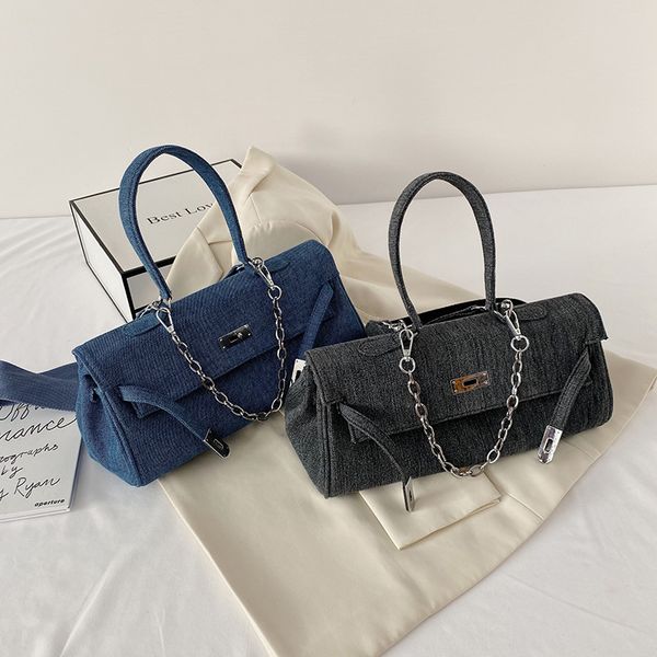 zhang yuqi's same washable denim kelly's underarm new portable shoulder bag for women in autumn and winter 2020
zhang yuqi's same washable denim kelly's underarm new portable shoulder bag for women in autumn and winter 2020